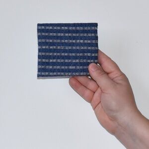 Wallet bifold vintage denim handmade unique